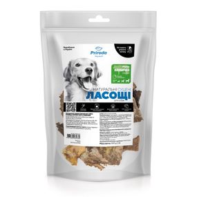 Ласощі для собак Priroda рубець яловичий сушений, 500 гр