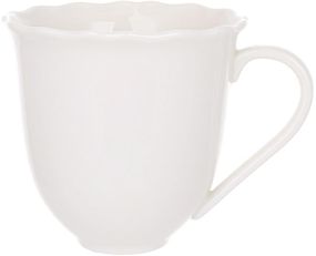 Кухлі порцелянові "Pure White" 350мл, 6 чайних чашок