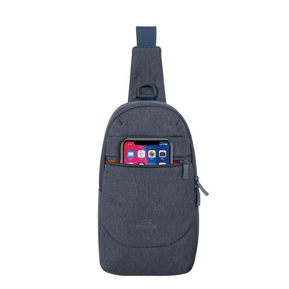 Сумка-слінг для мобільних пристроїв Rivacase 7711 (Dark Grey) | Зображення 3