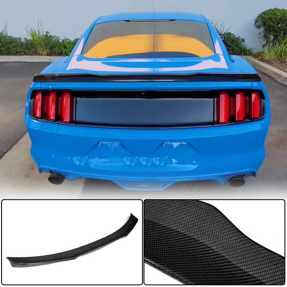 Спойлер V4 (Карбон) для Ford Mustang 2015-2023 гг