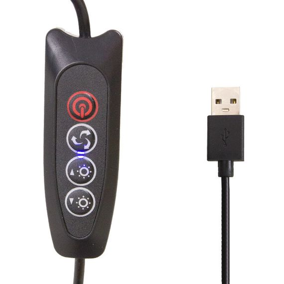 Кільцева світлодіодна LED лампа Flat Ring 8" Black | Зображення 2