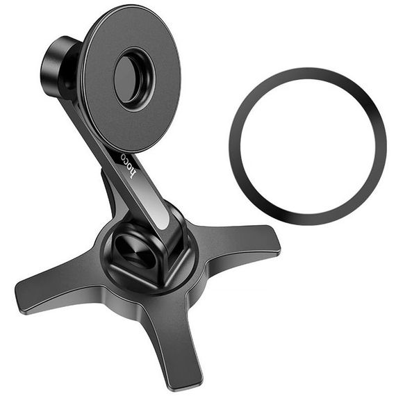 Магнітний тримач для телефону Hoco HD2 Joy ring Black | Зображення 3
