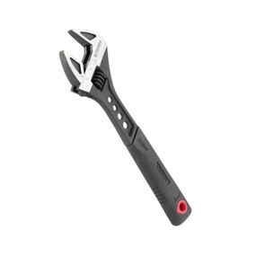 Ключ розвідний 200 мм кований, ручка TPR, HRC 40~50, Cr-V STORM INTERTOOL XT-00751