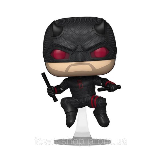 Игровая фигурка Funko POP! серии Сорвиголова: Рожденный заново - Сорвиголова (черный костюм) | Зображення 1
