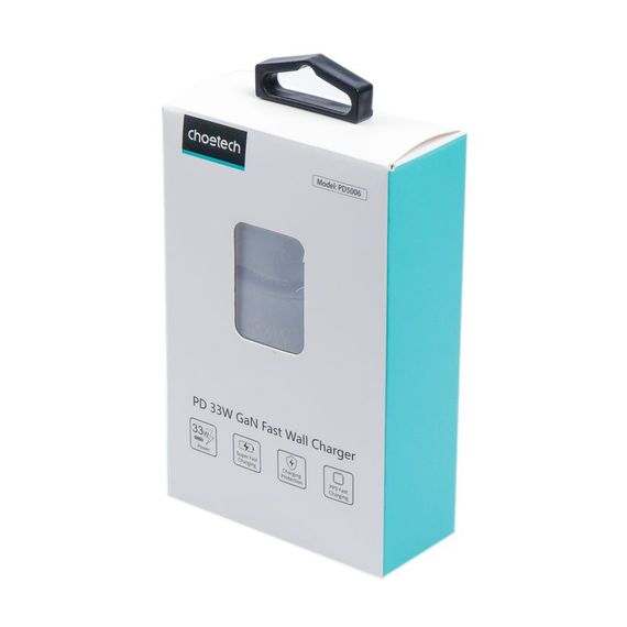 Мережевий зарядний пристрій Choetech PD5006-EU-BK, USB-A/USB-С | Зображення 8
