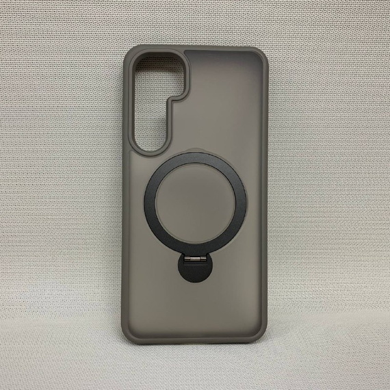 Чохол Wlons Hybrid Magnetic MagSafe матовий протиударний PC+TPU для Samsung Galaxy S25 Plus Сірий