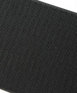 Липучка 25м*20мм (крючок) / черный