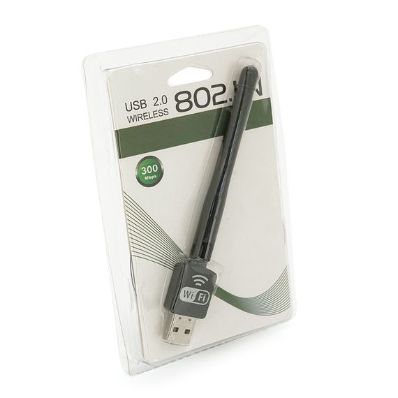 Беспроводной сетевой адаптер антенной 10см Wi-Fi-USB LV-UW10 -2DB | Зображення 1
