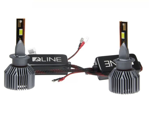 Комплект світлодіодних ламп QLine Ultra +200% 55W H1 6000K (2шт) 12V | Зображення 2