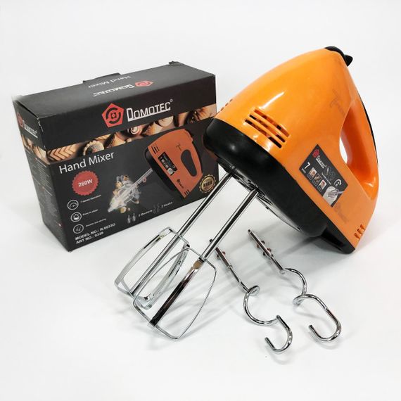 Кухонний міксер, Двох вінчиковий міксер, Міксер з двома віночками Ручний з насадками NK-81 | Зображення 1