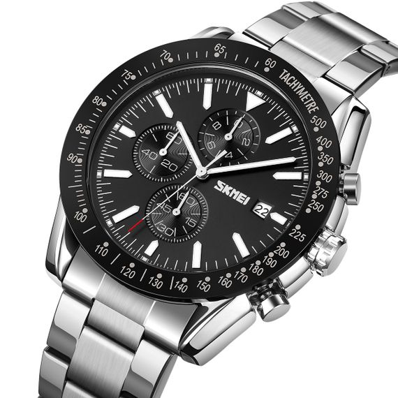 Skmei 9253SIBK Silver-Black | Зображення 1