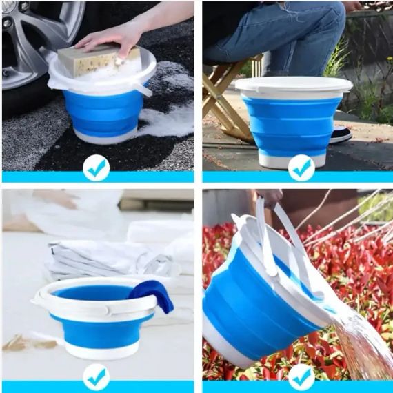 Відро 10 літрів туристичне складане SmartUS Collapsible Bucket | Зображення 3