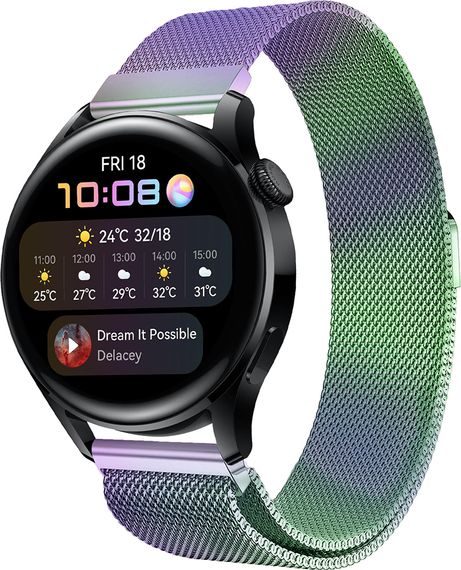 Ремінець 22 мм міланська петля BeWatch для Huawei Watch 3 / 3 Pro Хамелеон (1020229.2U) | Зображення 5