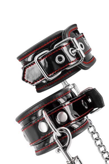 Наручники Fetish Tentation Premium Patent leather handcuffs | Зображення 2