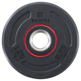 Гумовий диск для силових тренувань, 28 мм - 1,25 кг - 1,25kg