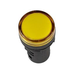 Лампа AD22DS d22mm желтая 12V AC/DC Ny95502200