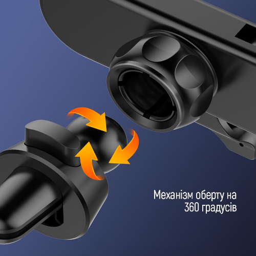 Тримач автомобільний для мобільного ColorWay CW-CHG11-BK чорний | Зображення 4