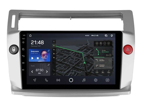 Штатна магнітола AMS T910 6+128 Gb Citroen C4 LA LC C-Triomphe C-Quatre 2004-2014
