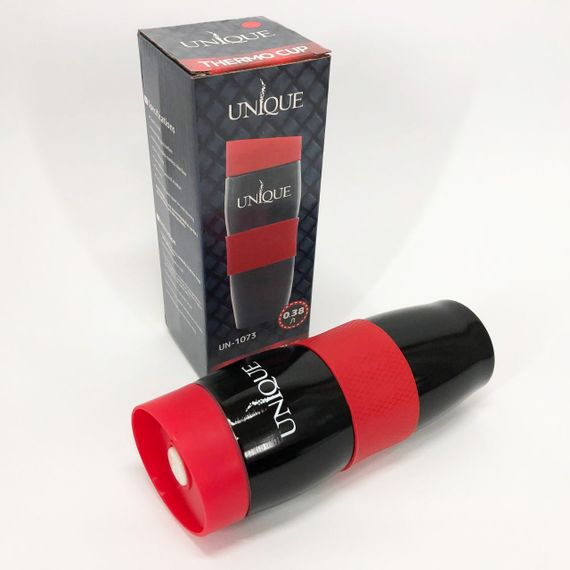 Термокухоль UNIQUE UN-1073 0.38 л Термокухоль для школярів, Якісний сімейний термос. Колір: червоний | Зображення 4