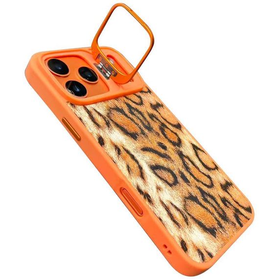 Чохол TPU+PC Wild Leopard with MagSafe and Lens для Apple iPhone 17 Pro (6.3") Orange | Зображення 1