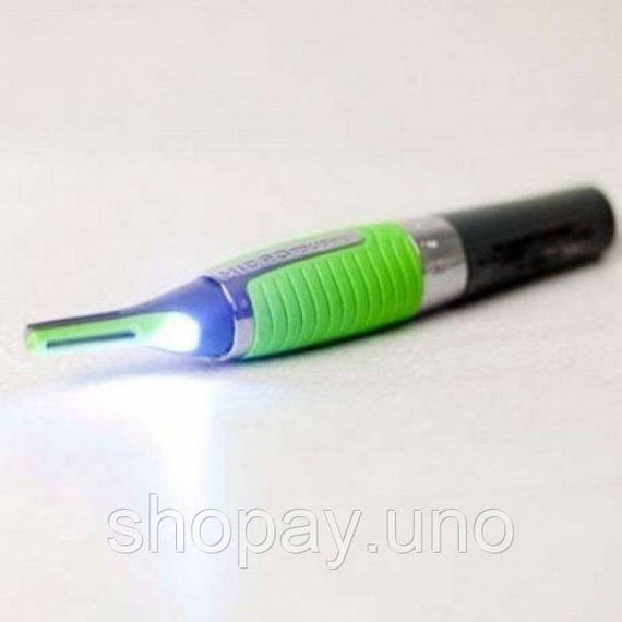 Триммер универсальный Micro Touch Max (для носа, ушей и т.д.) (ЗЕЛЕНЫЙ) | Зображення 4