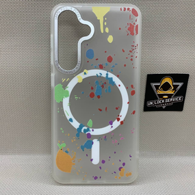 Чехол Wlons Unicorn противоударный PC+TPU для Samsung Galaxy S24 / S25 MagSafe Матовый Белый