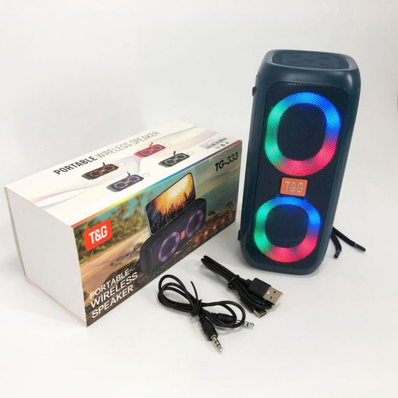 Недорогі портативні колонки TG333, Колонка активна акумуляторна, Bluetooth колонки з об'ємним звучанням VW-97 | Зображення 6