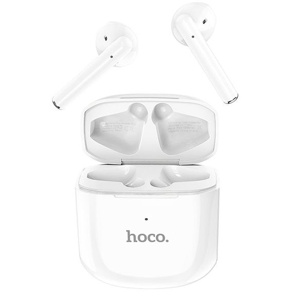 Бездротові TWS навушники Hoco EW19 Plus White | Зображення 1