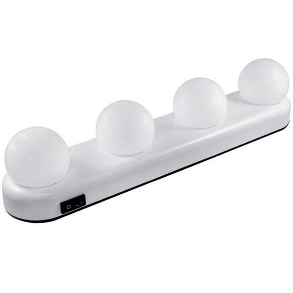 Светодиодная лампа-подсветка для зеркала на присосках Studio Glow, на батарейках / Беспроводная подсветка | Зображення 3