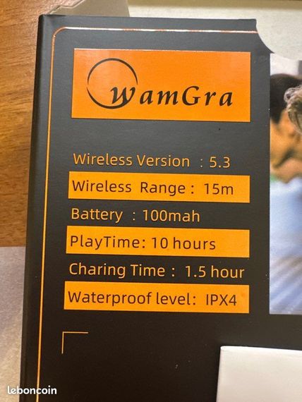 Навушники wamgra 5.3 air conduction sport earphones | Зображення 3