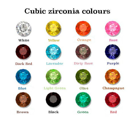 Кольцо из красного золота с синим фианитом 17.5 | Зображення 4