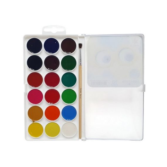 Дитяча медова акварель 400103, 18 кольорів | Зображення 1