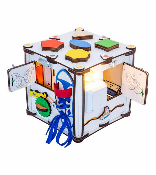 Домик развивающий. Бизиборд  К007 с подсветкой | Зображення 4
