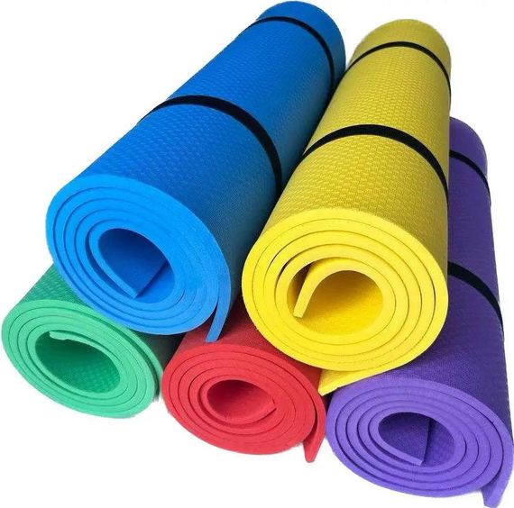 Килимок спортивний Eva Play М&M 1450х500х8 мм синій (213762) | Зображення 1