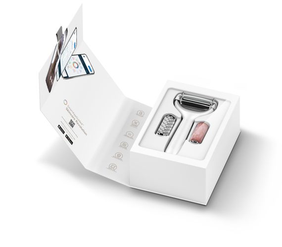 Ролер для голкової мезотерапії обличчя та тіла GESKE MicroNeedle Face&Body Roller 9в1 white | Зображення 8