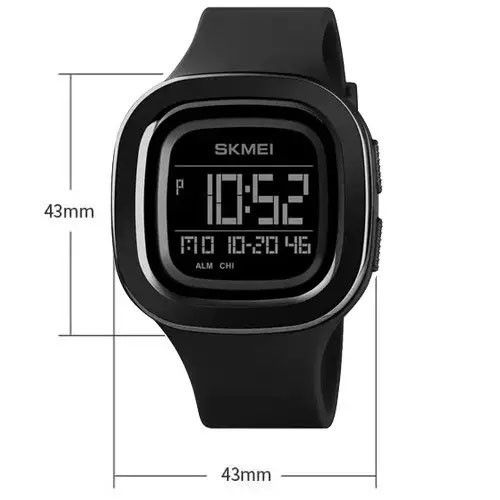 Тактичні військові годинники для ЗСУ SKMEI 1580BKBK, Годинники для риболовлі та активного відпочинку CL-77 | Зображення 8
