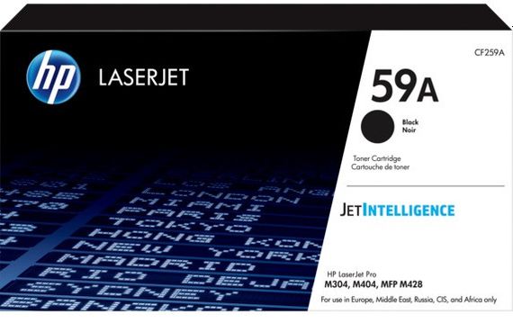 Картридж HP 59A LJ Pro M304/404/428, Enterprise M406/M430 Black (3000стр) (CF259A)