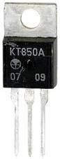 КТ850А транзистор NPN (3 А 250 В) (h21е 40-200) 25 W (ТО220) | Зображення 3