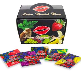 Набор латексных салфеток Latex Dental Dams Assorted 100 шт Sex Aura