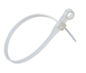 Хомут ХОК 4.8х200 М5 с кольцом белый Ny95502887