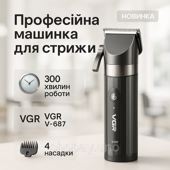 Стильна машинка для стрижки, Професійна машинка для стрижки голови окантовки XS-66