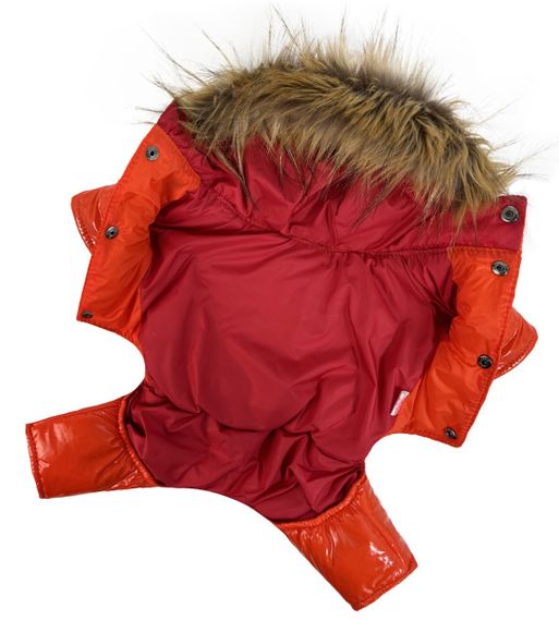 Зимовий комбінезон лакований помаранч A-81 | Зображення 3