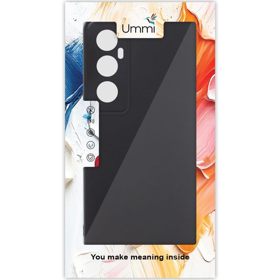 Чохол Silicone Cover Ummi Lakshmi Full Camera (AA) для Realme C65 4G Чорний / Black | Зображення 1
