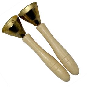 Детская развивающая музыкальная игрушка "Звоночки" RZV108, 2 штуки 12.5 см