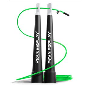 Скакалка скоростная Паверплей 4202 Ultra Speed Rope Зеленая (2,9m.)