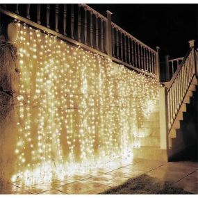 Гірлянда водоспад 320-400L 3X3М із заглуш. (10Х32ЛАМП) теплий RD-7152