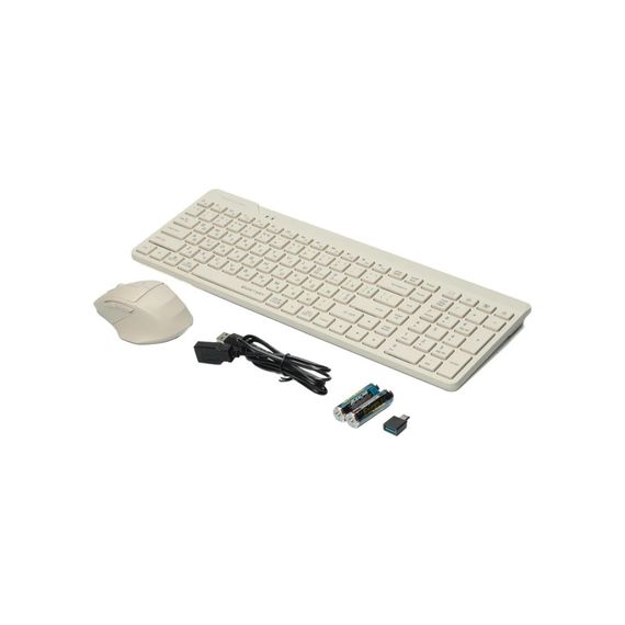 Комплект A4Tech FG2400 Air Wireless Beige (4711421994613) | Зображення 3