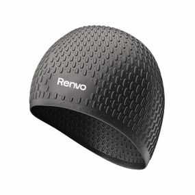 Взрослая Шапочка для плавания Renvo Garda  Черный Уни OSFM (2SC1201-01)