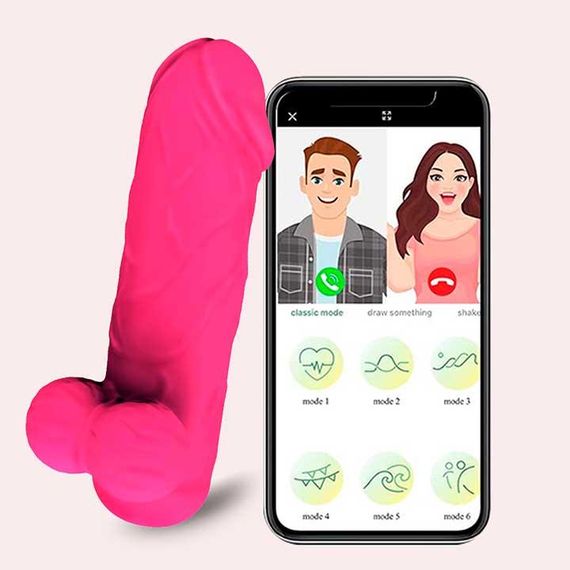 Реалистичный смарт мини-вибратор для клитора Love Spouse фуксия –  Смарт вибраторы