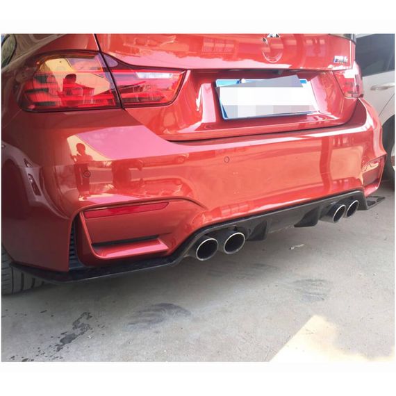 Дифузор заднього бампера V2 (для F82/F83, Карбон) для BMW 4 серія F-32 2012-2020 рр | Зображення 3